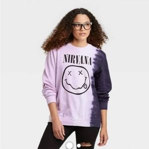 Nirvana Tie Dye Sweatshirt.